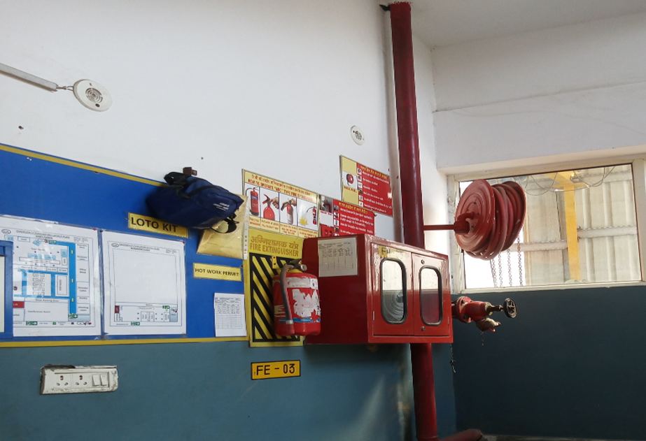 Fire safety and LOTO station